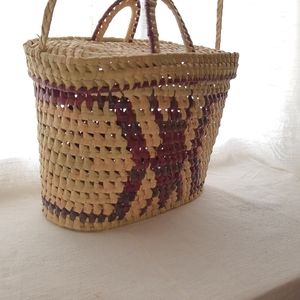 Mexican straw bag